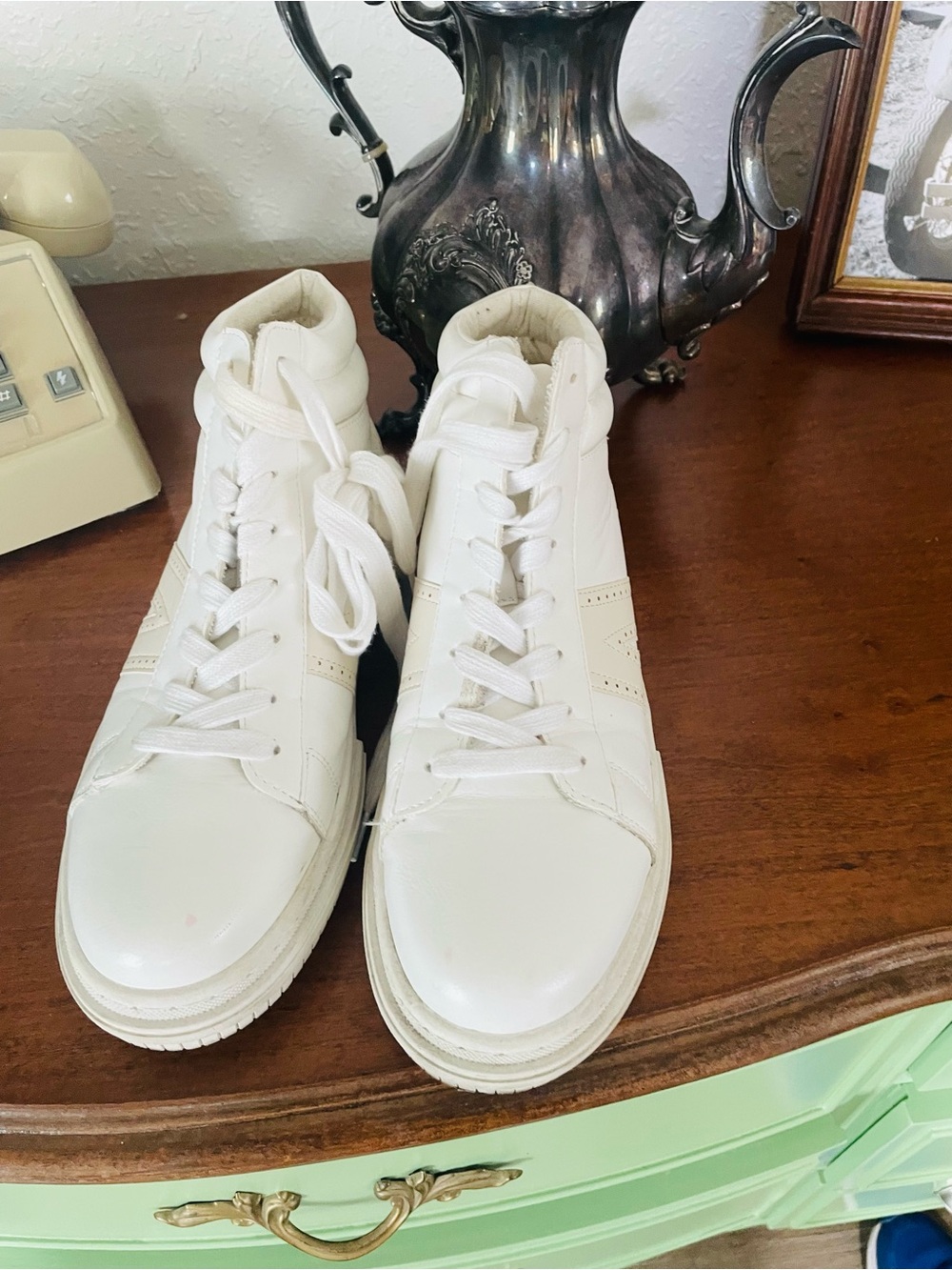 Altar'd State Men's White High-Top Sneakers